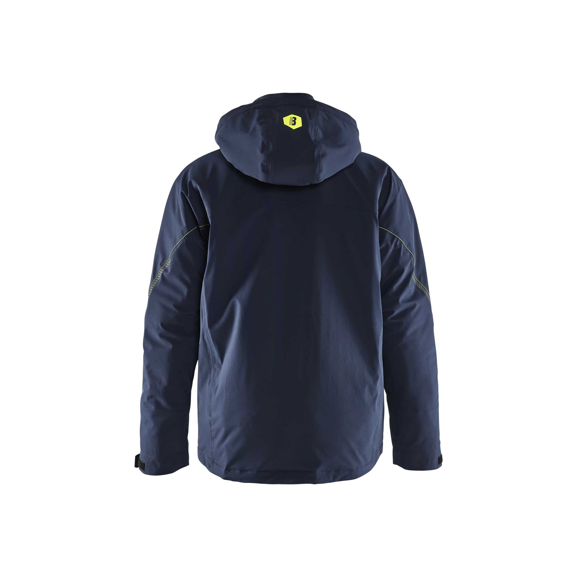 BLAKLADER 44841917 Lightweight lined Winter Jacket Stretch Hi Vis Reflective Work Jacket MEN - Waterproof